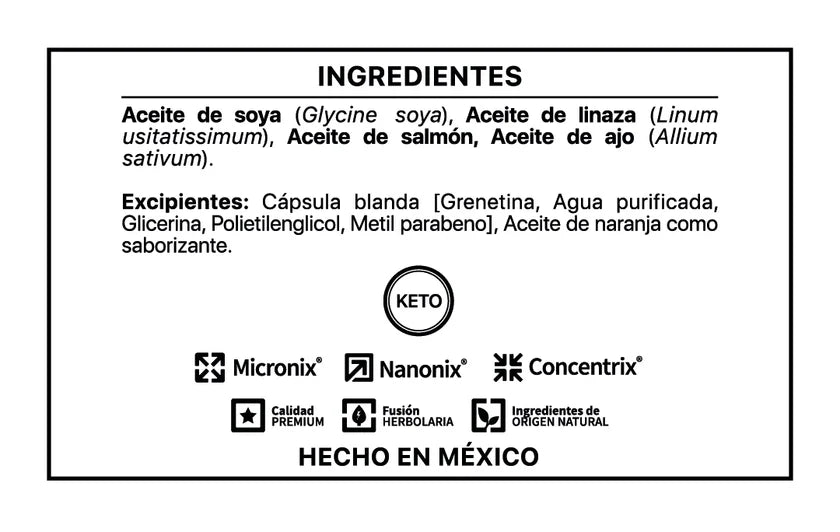 Macromega con ajo